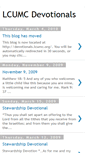 Mobile Screenshot of devotionals.lcumc.org