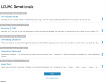 Tablet Screenshot of devotionals.lcumc.org