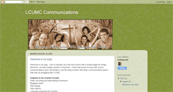 Desktop Screenshot of communications.lcumc.org