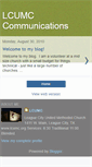 Mobile Screenshot of communications.lcumc.org